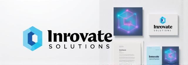 Image of tech startup logo and branding assets